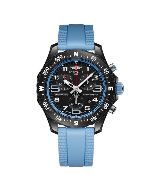 Breitling Endurance Pro Czarny 38mm Tworzywo sztuczne