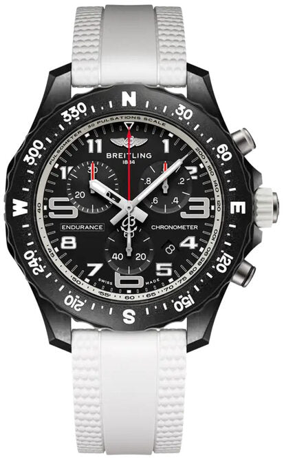 Breitling Endurance Pro Czarny 38mm Tworzywo sztuczne