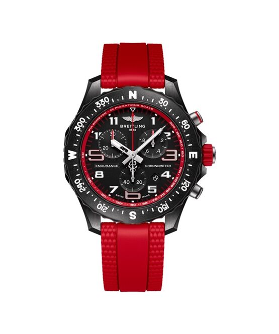 Breitling Endurance Pro Czarny 38mm Tworzywo sztuczne