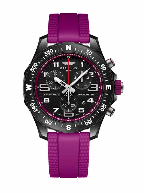 Breitling Endurance Pro Czarny38mm Tworzywo sztuczne