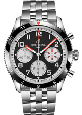 Breitling Classic AVI Czarny 42mm Stal Y233801A1B1A1