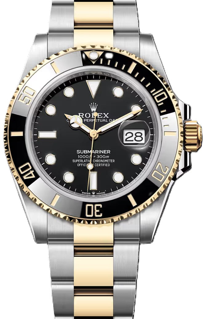 Rolex Submariner Date "Bluesy" Niebieski 41 mm Złoto/Stal