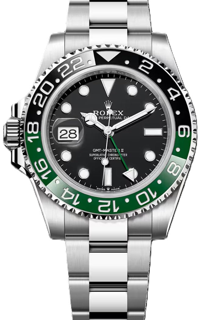 Rolex GMT Master II "Sprite" Czarny 40 mm Stal
