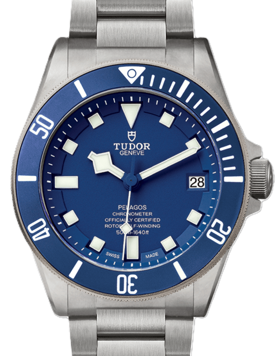Zegarek męski Tudor Pelagos Niebieski 42 mm Tytan m25600tb-0001