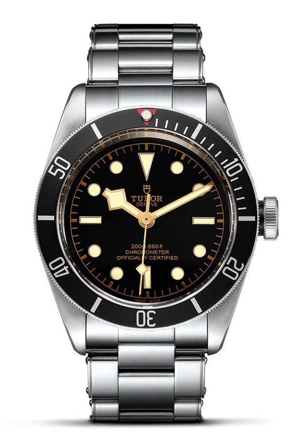Tudor Black Bay Czarny 41 mm Stal